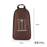 Дорожная портативная сумка для хранения, сумка для пикника, кухонная утварь, сумка-органайзер