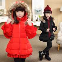 Winter Korean version of children Foreign Girl 8 girls Childrens down cotton clothes winter cotton padded jacket 9 years old