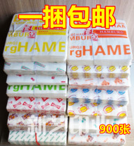 Burger paper oil-proof paper disposable baking paper custom-made plate paper oil-proof wrapping paper 900 sheets