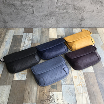 Foreign trade Export factory Yu single tail goods Cut Placid single head Bull Leather Soft Leather 100 Hitch Fashion Chest Bag Slanted Satchel Bag