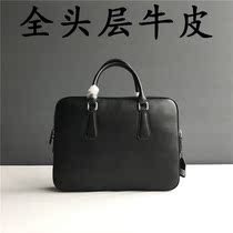 Mens Briefcase Foreign Trade Export Original Single Cut Mark Business Commuter Computer Bag Hand Men Bag Inclined Satchel Bag single shoulder bag