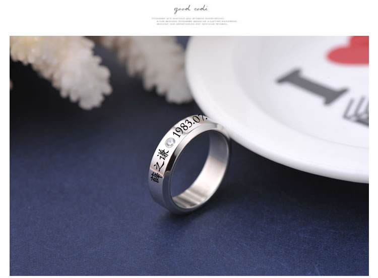 Bague homme en Acier au titane - Ref 3087418 Image 10
