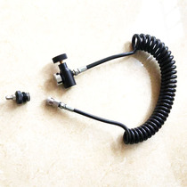 Carbon dioxide transfer rope CO2 transfer pipe with pressure gauge 0-1500PSI