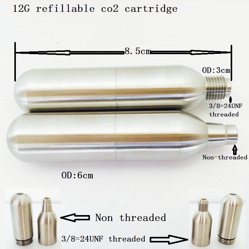 12g non threaded co2 inflator