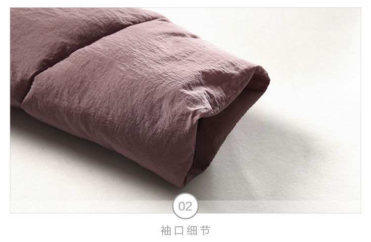 Tháng 9 Momo 2018 mùa thu và mùa đông mới cho phụ nữ thường có mũ trùm đầu bằng vải cotton dày của Hàn Quốc ao phao nữ