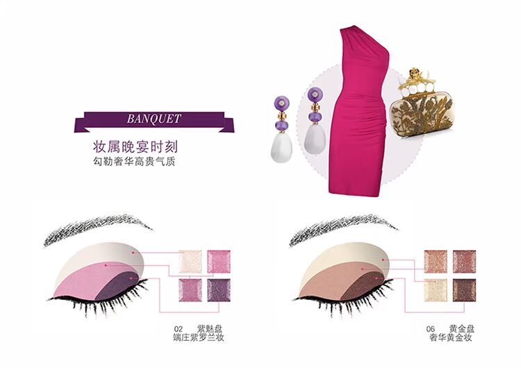 Bảng màu mắt BOB bốn màu trang điểm màu nude trang điểm cho người mới bắt đầu sử dụng cho bàn chải màu đỏ rượu vang màu hồng đào - Bóng mắt bảng màu mắt innisfree