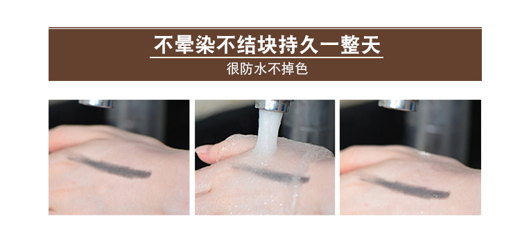 BOB bút chì lông mày hai đầu tự động không thấm nước và thấm mồ hôi lâu không nở được nhuộm bằng bàn chải lông mày người mới bắt đầu từ lông mày đích thực - Bút chì lông mày / Bột / Stick chì kẻ mày shu uemura