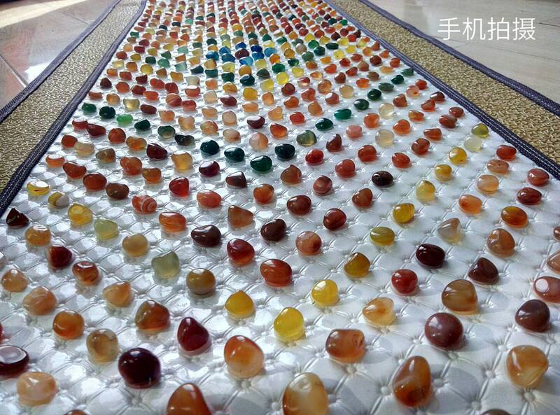 Authentic Yuedao Agate Health Walking Mat Natural Agate Stone Pebble Foot Massage Mat Walking Mat for Foot Soles Authentic Yuedao Agate Health Walking Mat Natural Agate Stone Pebble Foot Massage Mat Walking Mat for Foot Soles