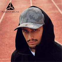 FLEXFIT baseball caps for men and women Spring Summer camouflage jacquard mosaic cap Tide brand ins Korean version Joker hat