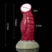 FAAK new monster anal plug suction cup threaded G points to stimulate female masturbator Silicone False Positive Toy SM