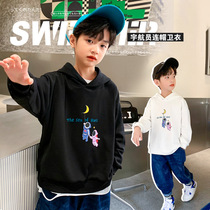 Boys sweatshirt 2022 Spring and autumn New Yangqi Childrens blouses in childrens relaxed Chaohan version Mens baby spring clothing