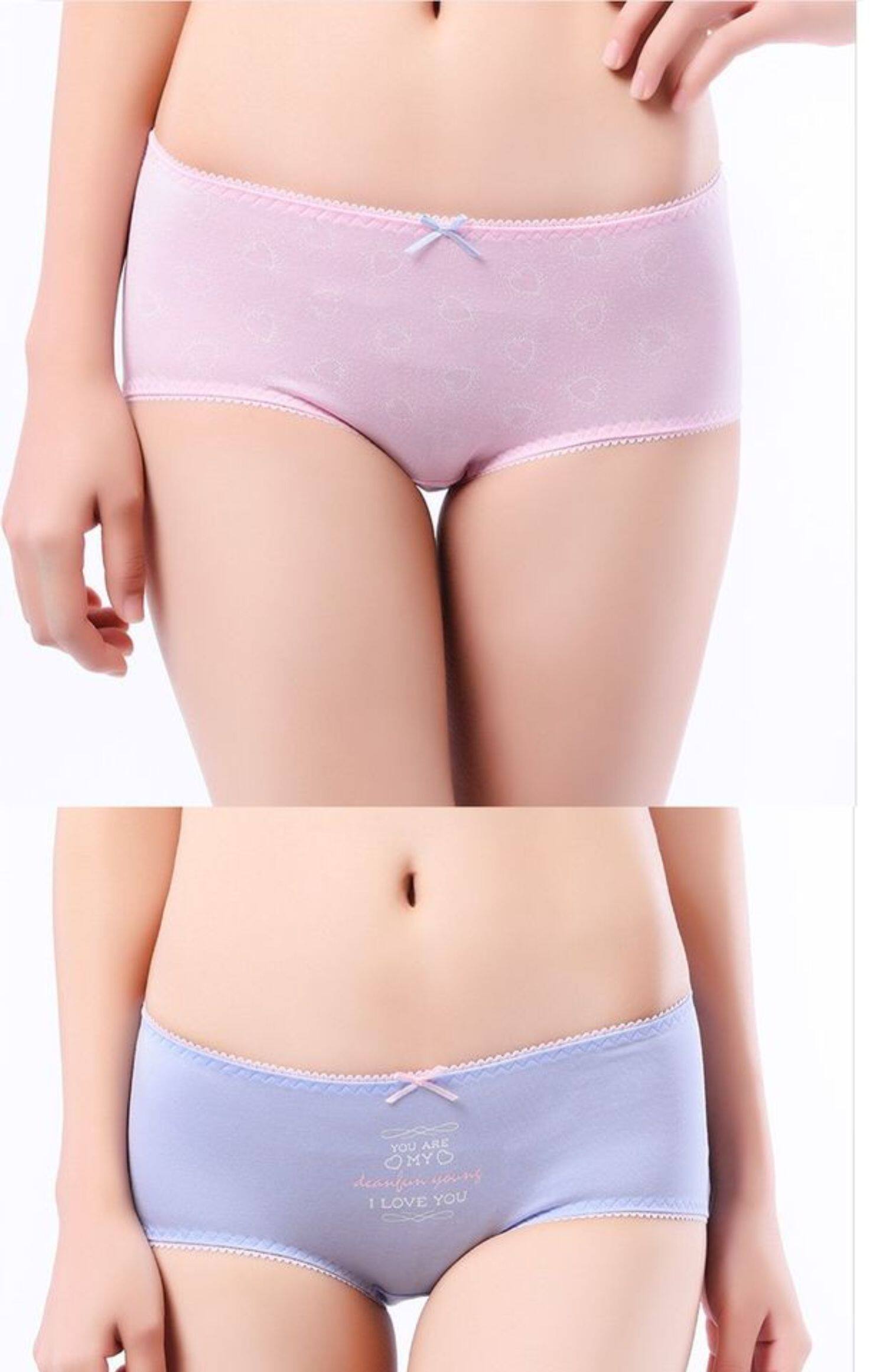 Нижнее белье, хлопковые штаны, дышащие шорты для школьников, средняя посадка        