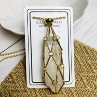 L net Pocket-Titanium Gold Crystal Random Crystal