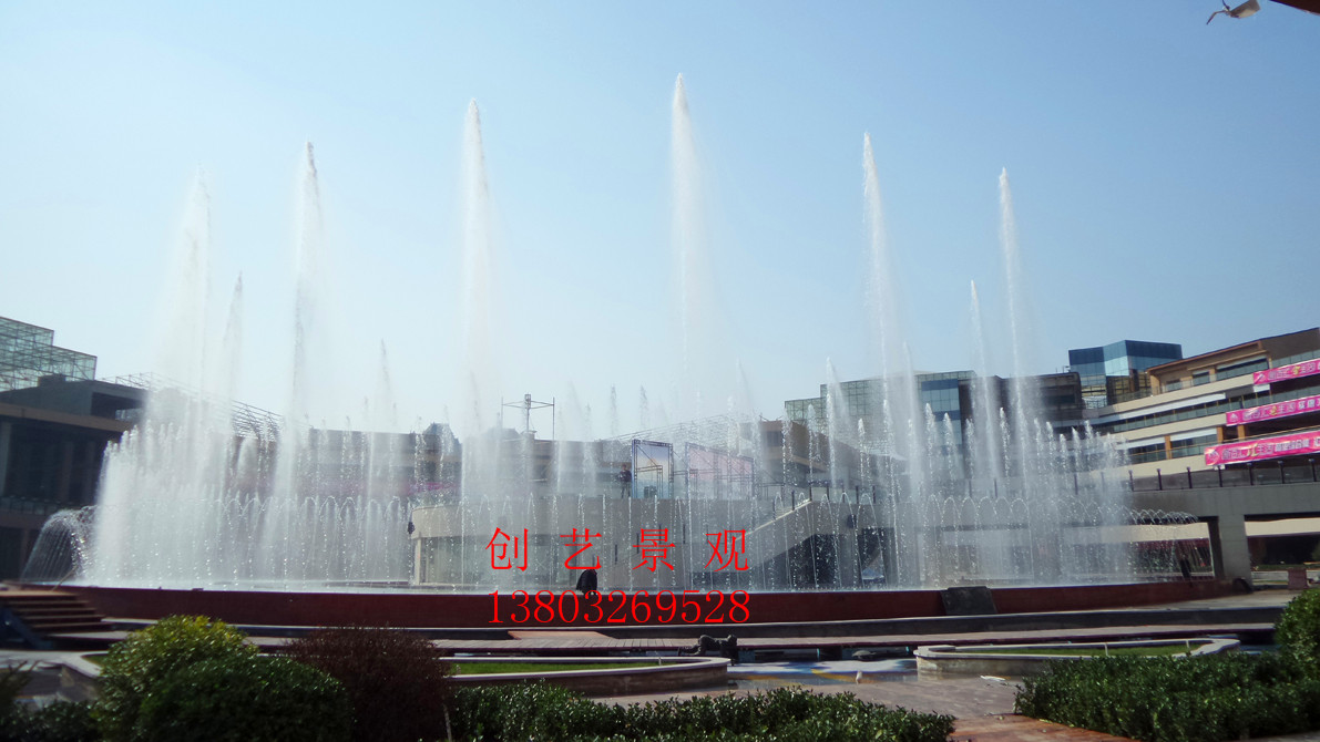 Complete set of music fountain program-controlled fountain complete set of fountain equipment design, installation and construction manufacturers