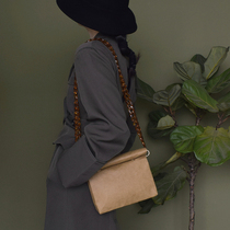 ZGUI paper ghost original design eco-friendly washed Kraft paper bag short chain shoulder crossbody bag underarm bag