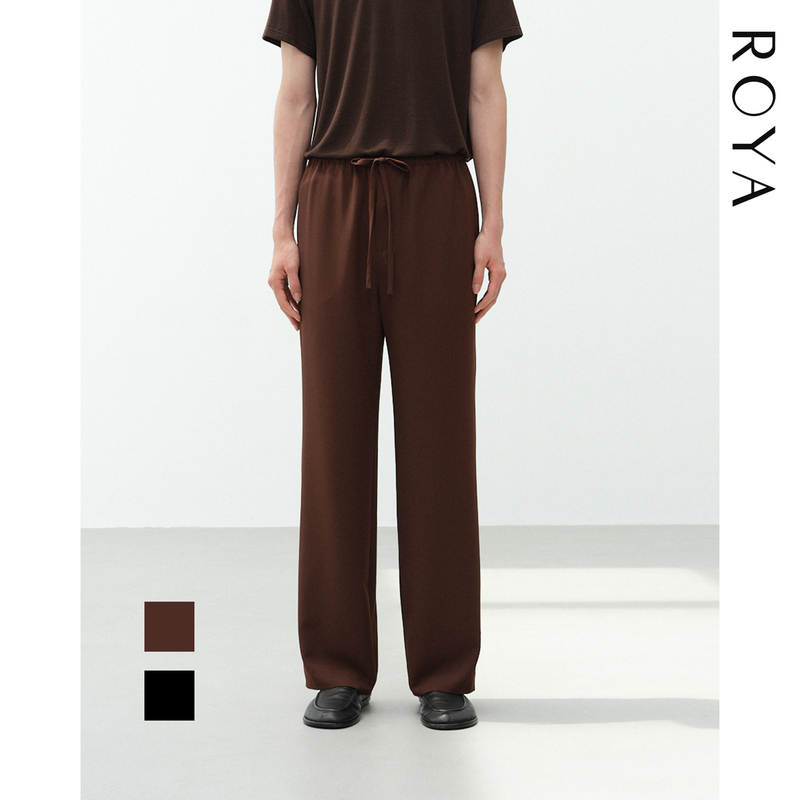 Roya |   Airease Cool Feeling Upf50+ Sun Protection Fully Elastic Drawstring Straight Casual Pants New Summer Product