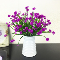 European-style simulation flower rose suit Living room bedroom dining table fake flower silk flower dried flower decoration placement floral art