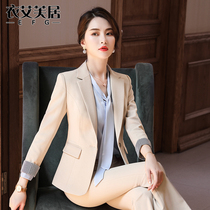 Small suit jacket female 2021 Spring and Autumn new three-piece Net red Korean suit fashion temperament professional work clothes