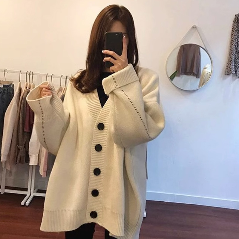 Pregnant woman sweater 2023 Korean version of open shirt with long style Loose Cape Cloak Dress Hooded Pregnancy Woman Dress Jacket Blouse Tide-Taobao