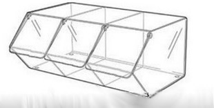 Acrylic box separating dry fruit box snacks Candy Transparent with lid Body Melon fruit Composition Box