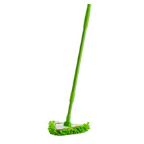 Mini all-round sweeping mop 180 ° rotating cleaning triangle dust removal mop housework cleaning trumpet floor mop