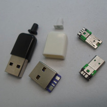 High current USB male MICRO male micro usb plug Android Mac welding wire connector V8 A male