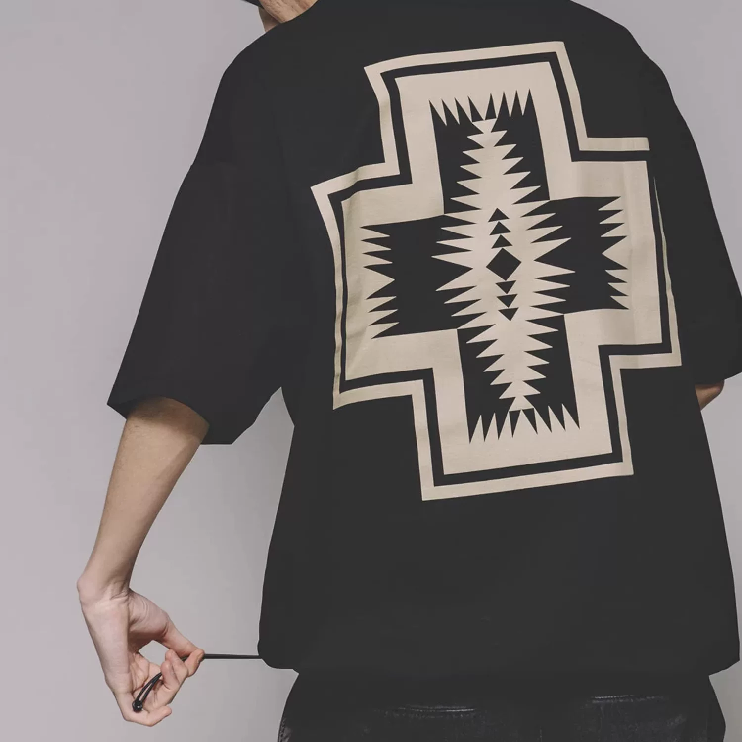 Японский закупщик PENDLETON FREAK'S STORE PENDON водопоглощение быстрая сушка футболка с коротким рукавом на шнурке