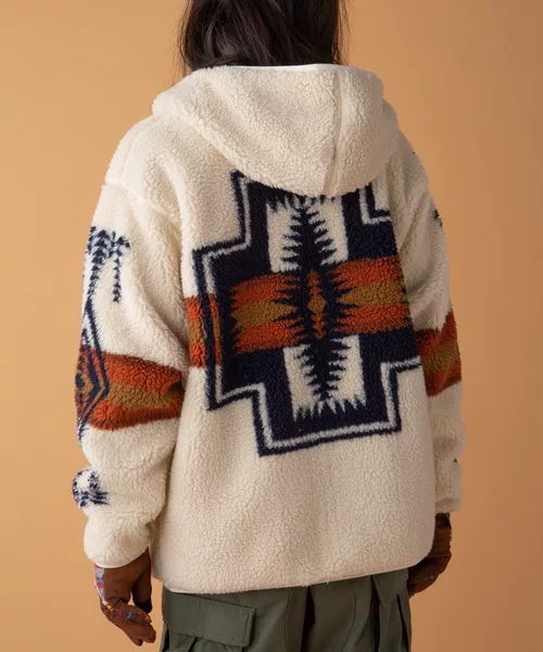 [Японский покупатель PENDLETON Boa Zip Hoodie ]