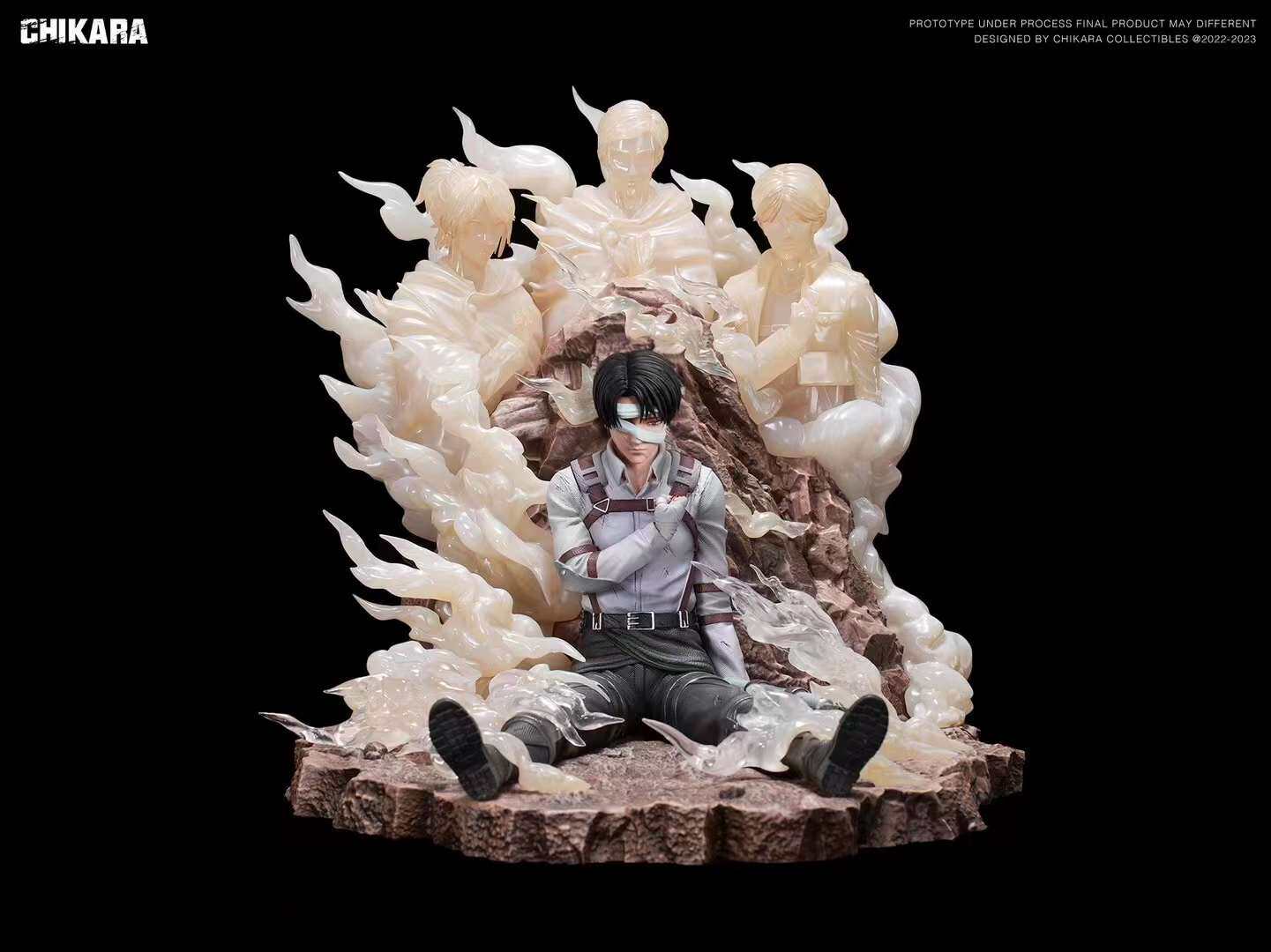 CHIKARA Studio Attack on Titan Levi·Ackerman Resin Statue DX Ver