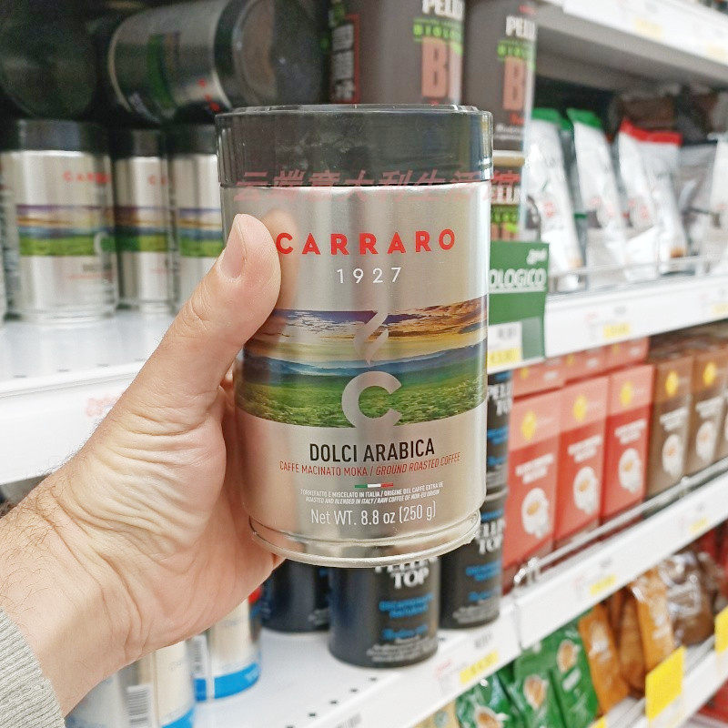 Highly recommend Italian CARRARO black coffee powder moka pot coffee machine drip filter available 250g buy 2