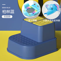 Children's footstool baby foot stool small bench foot stool hand washing steps wash face foot stool non-slip standing stool
