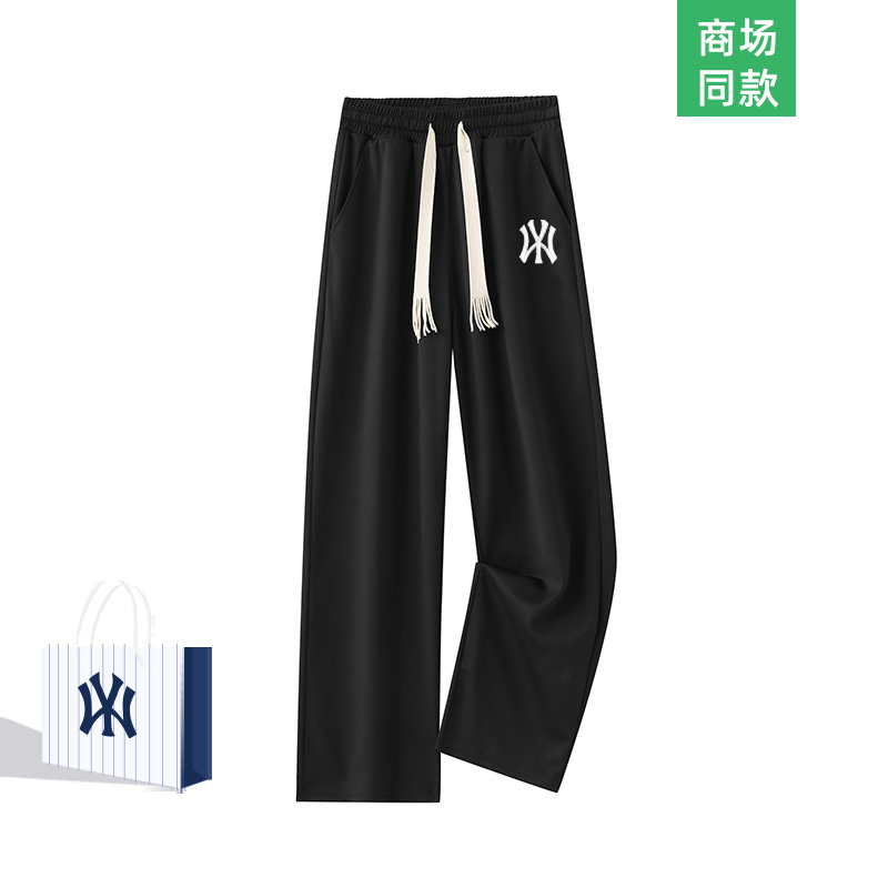 Outlet Spring and Autumn Casual Pants Men's New Straight-Leg Drapey Trousers Couple Versatile American-Style Sweatpants