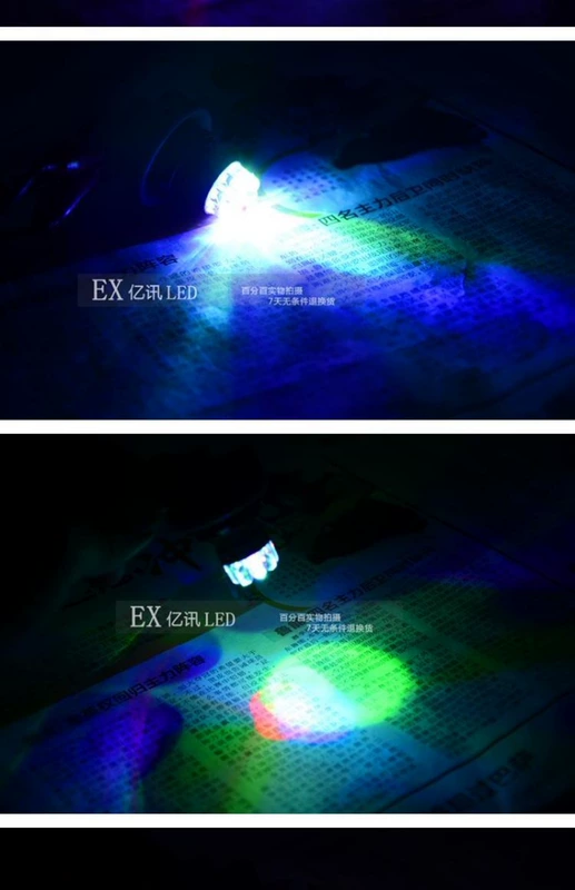 Xe máy điện WISP sửa đổi bóng đèn LED nhiều màu nhấp nháy đèn nhỏ lái xe đèn nổi bật bật đèn