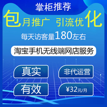 Taobao Tmall Alibaba Pinduoduo.com store independent promotion guidance and optimization monthly service collection hosting and operation