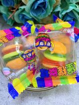 Net red candy burger gummy 10g gummy candy 80 nostalgic snacks nostalgic candy