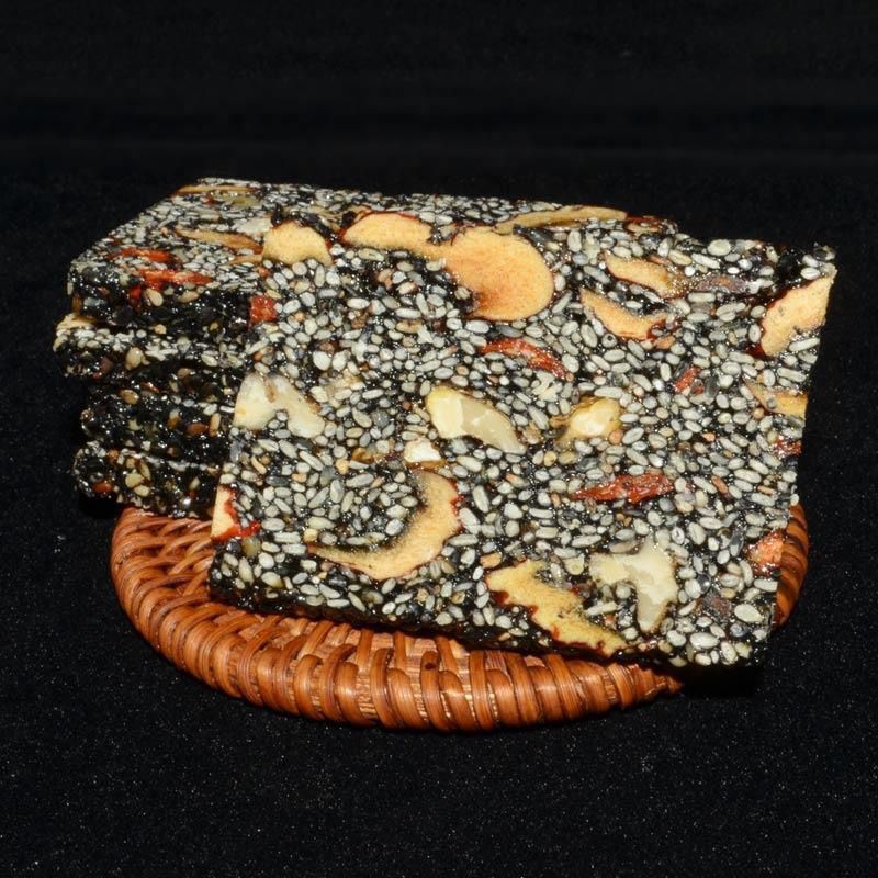 Walnut Cake Black Sesame Walnut Soft Pastry Walnut walnut Medlar Black Sesame Cake Mesh Red Black Sesame Handmade Pastry 5 Cati
