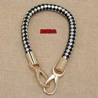 Черный и серебристый смешанный цвет, золотой крючок 40 см 1