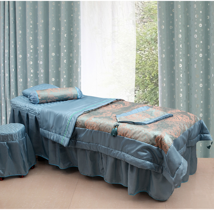 Cao cấp đẹp bedspread denim bedspread thẩm mỹ viện SPA Thái massage xông hơi bedspread thể được tùy chỉnh vận chuyển - Trang bị tấm ga trải giường gội đầu