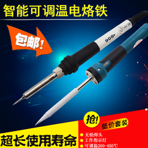 Temperature-adjustable thermostatic electric soldering iron set home student toolbox kit tool kit internal heat-regulating electric soldering iron