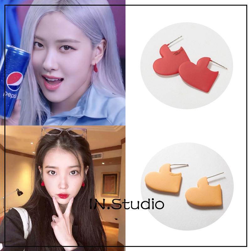 ROSE Park Caiying Same Li Zhien WENDY ~ INstudio19 Korea TATIANA Resin Earrings