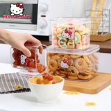 Hello kitty, сухое молоко, вместительная и большая банка для хранения, пластиковое хранилище
