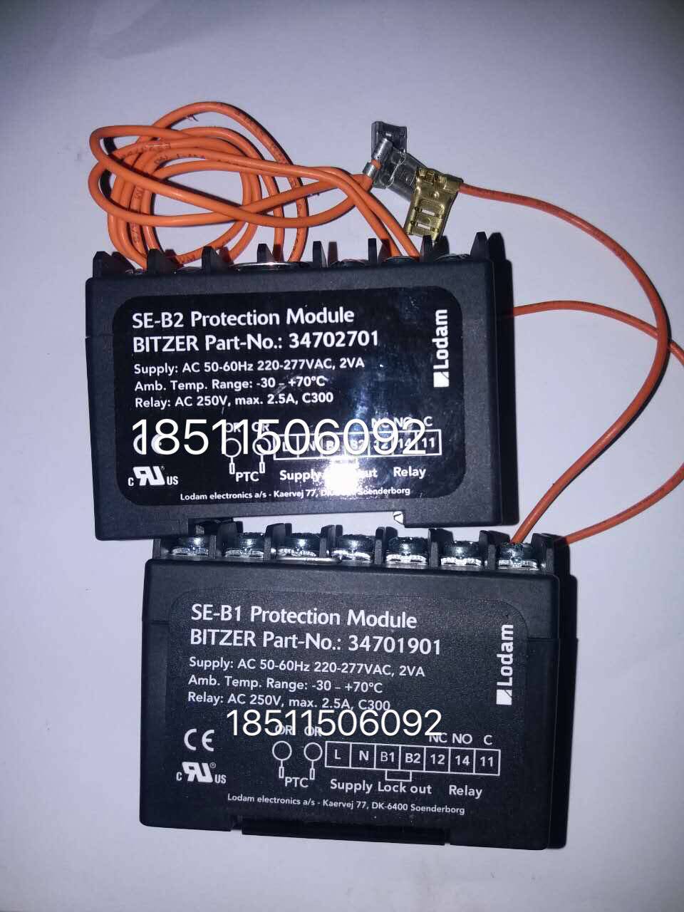 Original Lodam SE-B1 SE-B2 Bitzer piston machine compressor protection module 34702701