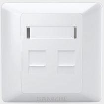 Shanze MB-10X thickened luxury Internet phone information dual-port panel socket 64 type ten pieces