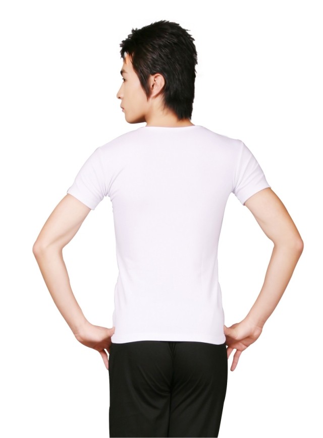 Dance mặc áo sơ mi ngắn tay T-Shirt nam thể dục nhịp điệu múa ba lê thể dục dụng cụ quần áo giày nhảy cha cha cha