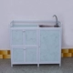 Đơn giản tủ bếp tủ tủ rau rửa bồn tủ bồn rửa bằng thép không gỉ tủ tủ vanity tủ nhôm dày hơn - Buồng tủ nhựa 2 cánh