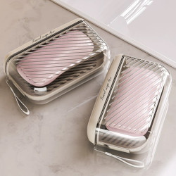 High-End Light Luxury Soap Box with Sealed Lid and Drainage, Suitable for Business Trips and Travel, Portable Mini Soap Box
