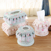 Creative toilet carton tissue box car living room dining box roll paper lace tissue draw European household paper draw