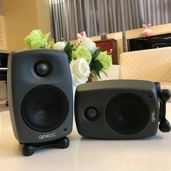 GENELEC 8010A 스튜디오 녹음 액티브 모니터링 스피커 3인치 데스크탑 등급 SF Express 포함 무료 배송