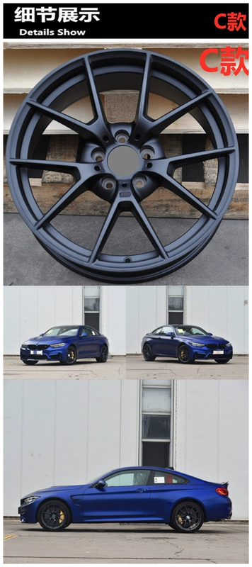 Thích hợp cho bánh xe BMW 5 Series 3 Series 7 Series 1819 inch M3M5X1X3X4525740 Xe tổ chim sửa đổi rèn mâm 17 inch xe ô tô mâm 15 inch 4 lỗ
