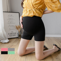 Pregnant womens safety pants summer anti-light shorts Womens cotton pants high waist thin summer summer clothes outside wearing leggings